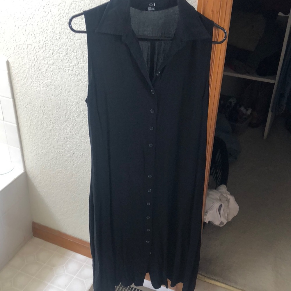 Button up dress